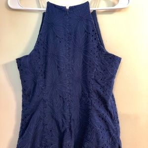 Lilly Pulitzer Tops - Lilly Pulitzer Navy Floral Eyelet Tank Lilly Pulitzer Tops - Lilly Pulitzer Navy Floral Eyelet Tank